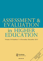 Assessment & Evaluation in Higher Education journal cover